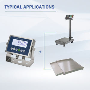 T2 신뢰할 수 있는 플랫폼 스케일 무게 표시기 스테인리스 벤치 스케일 무게 표시기 RS232 LCD 아날로그 표시기 - Product Image 2