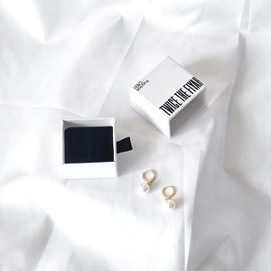 Изготовленный на заказ логотип картонный белый ювелирный подарок ожерелье ящик коробки пакет раздвижные кольца бумажная коробка с вставкой для упаковки ювелирных изделий - Product Image 1