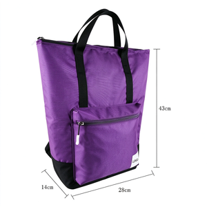 Customized Logo 4-Person Travel Wine <b>Bottle</b> Picnic Cooler Backpack <b>Thermal</b> Insulated Polyester Soft Fabric Waterproof 17L - Product Image 4