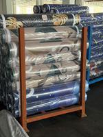 Tissu en polyester imprimé par dispersion, 80 g/m² et 90 g/m², tissu léger pour la literie et les rideaux