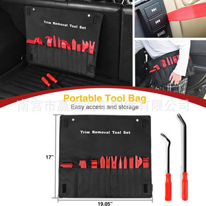 Kit d'outils de démontage de garnitures Winning Journey, 13 pièces, en plastique, pour réparation automobile, démontage de panneaux intérieurs, tableau de bord et poignées de porte - Product Image 5