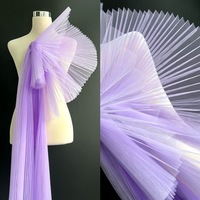 Tissu en organza à plis fins, tissu à volants, organza plissé, décoration de mariage pour robe de fête, vente chaude