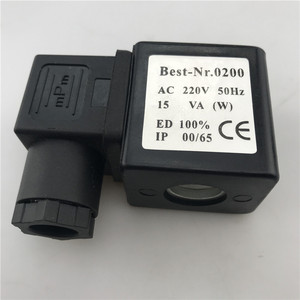 Bobina de Válvula Solenoide Best-Nr.0200 AC 220V 50Hz 15VA IP00/65 con Certificación CE - Product Image 1