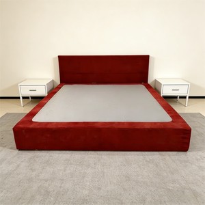 Set <span class=keywords><strong>Letto</strong></span> in Schiuma Comprimibile ad Alta Densità con Morbida Struttura, Testiera <span class=keywords><strong>a</strong></span> Parete con Velcro e Rivestimento Lavabile - Product Image 1