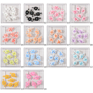 Nuevos Adornos de <span class=keywords><strong>Uñas</strong></span> con Flores 3D de Resina Talladas a Mano, Decoración Floral Multicolor para <span class=keywords><strong>Uñas</strong></span> de Mujer - Product Image 2