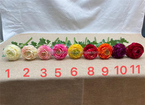 Ranúnculos Artificiales Realistas al Tacto, Flores Rosadas al por Mayor para Arreglos Florales, Decoración de Mesa para Bodas y Hogar - Product Image 6