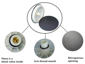 Qingdao prix d'usine étang équipement de traitement des eaux usées disque diffuseur à bulles fines pour réservoir diffuseur d'aération - Product Image 6