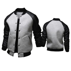 ตัวแทนแจ็คเก็ตLettermanขายส่งที่กำหนดเองขนสัตว์ตัวแทนแจ็คเก็ตธรรมดาด้วย - Product Image 1