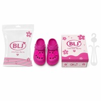 Zuecos EVA Ligeros Antideslizantes para Niñas, Diseño Personalizado OEM, con Agujeros en Forma de Corazón, Flores 3D, Color Rosa y Magenta, Divertidos para Niñas Pequeñas