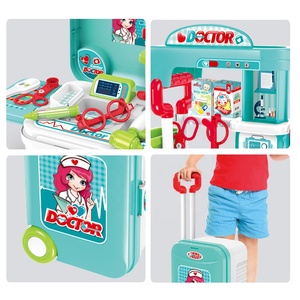 Set Medico Giocattolo 3 in 1 per Bambini, Valigetta Portatile per Gioco di Ruolo, Kit Medico in Plastica per Piccoli Dottori - Product Image 3