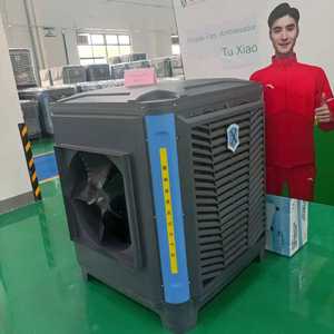 Offre Spéciale grand débit d'<span class=keywords><strong>air</strong></span> 25000CMH vert refroidisseur d'<span class=keywords><strong>air</strong></span> par évaporation industriel, fenêtre de toit, climatisation par évaporation murale - Product Image 4