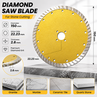 Lame de scie diamantée segmentée de 6 pouces pour découpe à sec et humide de béton, marbre, granit, pierre – Vente directe usine, support OEM