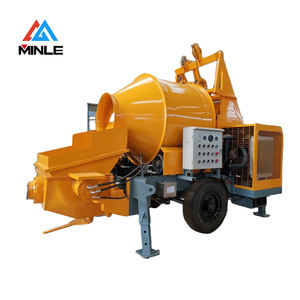 MINLEディーゼルコンクリートミキサー建设プロジェクト用ポンプ机械ディーゼルコンクリートミキサーおよび建物の家のためのポンプ机械 - Product Image 1