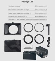 TILTA Tiltaing MB-T15 Bague d'Adaptation Quatre Objectifs Mini Matte Box pour Appareils Photo Reflex Numériques et Hybrides