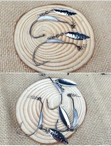 ตะขอเบ็ดสแตนเลสพร้อม<span class=keywords><strong>ช้อน</strong></span><span class=keywords><strong>สวิง</strong></span>สำหรับเหยื่อตกปลาแบบลอยน้ำ ปลาบาส ปลาไพค์ในแม่น้ำ ปลาทะเล ตกปลาจิ๊กกิ้ง ตกปลาหมึก - Product Image 4