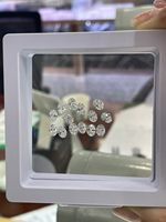 Diamante Excelente Corte Pera HPHT VS1, Diamante Suelto Cultivado en Laboratorio de Tamaño Pequeño para Joyería