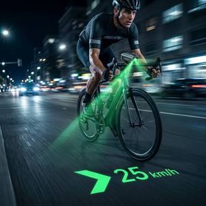 Navigateur de vélo compact Iris Green avec scanner laser, affichage tête haute (HUD) pour vélo, pour le cyclisme longue distance en extérieur - Product Image 4