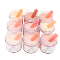 En vrac 1oz/28g bouteille Nude/rose/clair/néon couleurs séchage rapide ongles français crémeux acrylique trempage 3 1 poudre poudre haute visibilité