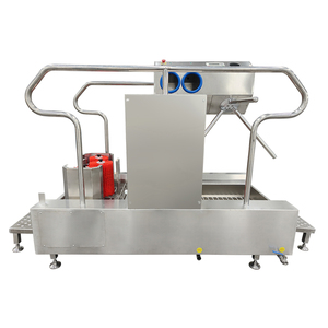 Estación de Higiene Eléctrica de Alta Calidad con Torniquete y Desinfección de Manos, Acero Inoxidable 304, para la Industria Alimentaria - Product Image 5