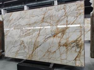 Décoration de luxe, nouvelle dalle de marbre Calacatta Gold de haute qualité pour plan de travail - Product Image 5