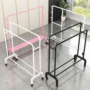 Wholesale Custom Rack Portable Floor <b>Standing</b> Metal Hangers Bedroom <b>Hanging</b> Clothes <b>Coat</b> Racks - Product Image 4