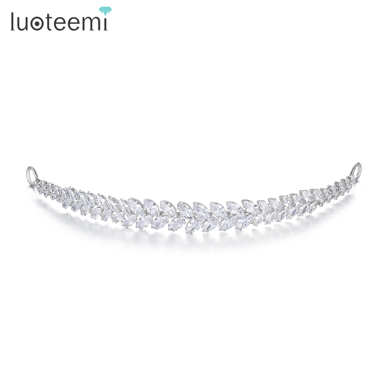 LUOTEEMI Wedding Hair Accessories Luxury Handmade