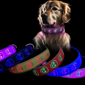 <span class=keywords><strong>Collar</strong></span> Luminoso para Mascotas de Varios Tamaños, <span class=keywords><strong>Collar</strong></span> LED Recargable con Tira Reflectante y Carga Tipo-C para Perros - Product Image 1