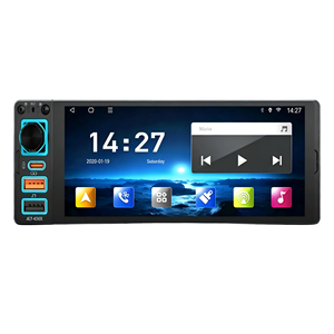 เครื่องเล่น MP5 แบบ Single Din สำหรับรถยนต์ หน้าจอพับเก็บได้ รองรับ Wireless Carplay BT FM เครื่องเล่นเสียงและวิดีโอในรถยนต์ สำหรับรถยนต์ทั่วไป - Product Image 1