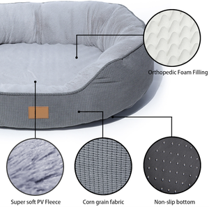 Custom Wholesale Eco-Friendly Comfortable Safe Rectangular <b>Nest</b> Puppy <b>Sleeping</b> Bag Mat Washable Solid Non-Slip Bottom Pet Bed - Product Image 2