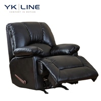 Wohnzimmer Retro Einzels itz Entspannung Komfortable Luft Leder Manual Home Recliner Chair