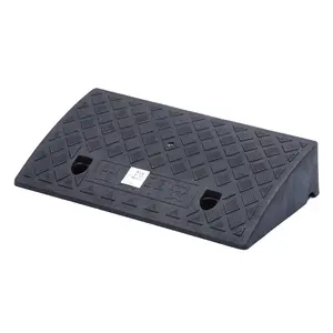 Threshold Curb Ramp Portable Rubber Threshold Ramp Heavy Duty 6800 Lb 3 Ton Load Capacity Stable Grid Structure