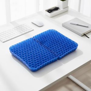 Coussin de siège de voiture ergonomique antidérapant en TPE respirant et rafraîchissant à motif nid d'abeille pour le confort des fesses - Product Image 5