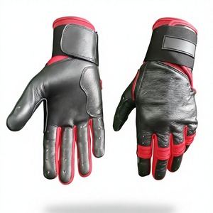 Customized Adult Size Baseball & Softball Batting Gloves Breathable Cowhide Cabretta Leather Batting Sports Gloves - Product Image 1