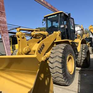 Chargeuse sur pneus Caterpillar 966 950 d'occasion CAT 966G 966H 6 tonnes, faible nombre d'heures, 4x4, climatisation, matériel de terrassement Caterpillar d'occasion - Product Image 3