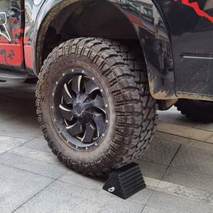 Cales de pneu d'arrêt de roue en caoutchouc haute résistance <span class=keywords><strong>cale</strong></span> bouchon de pneu antidérapant anti-roulis voiture Van camion <span class=keywords><strong>camping</strong></span>-<span class=keywords><strong>car</strong></span> bloc d'arrêt de stationnement - Product Image 4