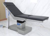Table chirurgicale électro-hydraulique à double commande MT Medical Professional, base carrée stable en acrylique radiolucent