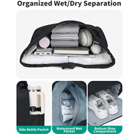 Sac à dos de sport avec cordon de serrage, compartiment pour ballon et chaussures, sac de sport résistant à l'eau pour le football, le basketball, le volley-ball, pour hommes et femmes