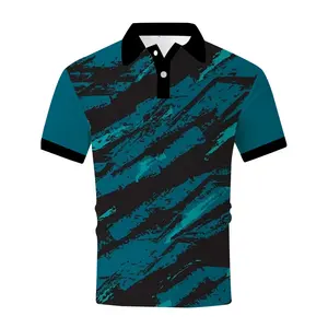 Camisetas polo de manga curta para homens, camisas polo de lapela para golfe, moda transfronteiriça, combinando com o peito