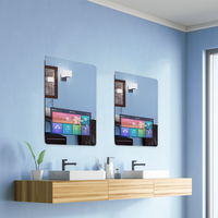 Miroir magique de salle de bain Smart TV Android à écran tactile étanche avec haut-parleurs intégrés avec google Play Store