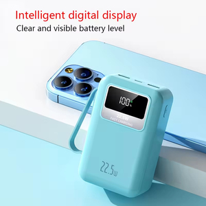 Batería Externa Portátil de Carga Rápida con el Mejor Precio, Batería de Polímero de Litio PD22.5W con Pantalla LED Digital de 20000mAh Tipo-C Universal para Teléfono Inteligente - Product Image 5
