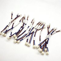 Kabel Harness Konektor Custom PH2.0 2P Male-Male Pitch 2.0mm Warna Biru Coklat PVC untuk Aplikasi Industri & PCB