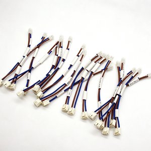 Câble de raccordement personnalisé PH2.0 2P mâle-mâle, pas de 2,0 mm, bleu, marron, PVC, pour applications industrielles et PCB - Product Image 1