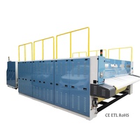 Fer à repasser industriel pour draps d'hôtel Machine à repasser entièrement automatique Boîtier en acier inoxydable Machine à repasser gonflable en vente