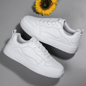 Nouveauté 2026, baskets de sport décontractées pour femmes et hommes, respirantes, doublure en mesh, blanches, logo personnalisé - Product Image 5