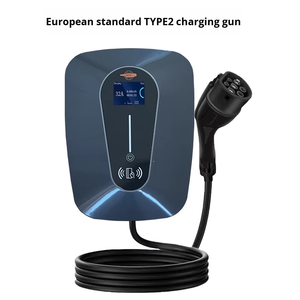 Estación de Carga de Pared con Regulación de Corriente Tipo Botón, con Salida de 3.5kW-22kW y Entrada de 85V-380V para Vehículos de Nueva Energía - Product Image 1