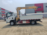 Camion de cargaison de grue monté par camion d'ISUZU 4x2 4 tonnes avec le prix usine de grue à vendre aux Philippines