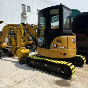 Mini-excavatrice Caterpillar 303.5E CR d'occasion, 3,5 tonnes, excavatrice compacte sur chenilles d'origine CAT à vendre - Product Image 1