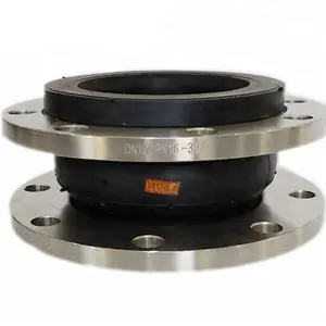 ANSI 150LB JIS DIN PN10 PN16 single sphere stainless steel 304 flange rubber expansion joint