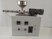 Machine d'extrusion de plastique de bureau pour la production de filament d'imprimante 3D à partir de granulés recyclés