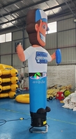 Danseur gonflable publicitaire personnalisé en tissu Oxford, tube de danseur gonflable de 10-12 pieds pour événements sportifs et promotionnels